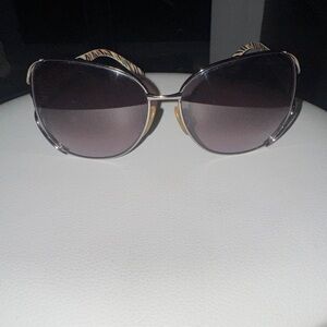 Roberto Cavalli Black and Gold Sunglasses